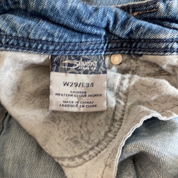 Silver Suki Surplus jeans sz 29/8 - Picture 5 of 7